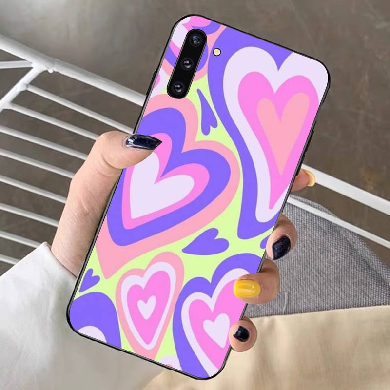 Чехол для телефона с сердечком для Samsung Note 5 7 8 9 10 20 pro plus lite ultra A21 12 72