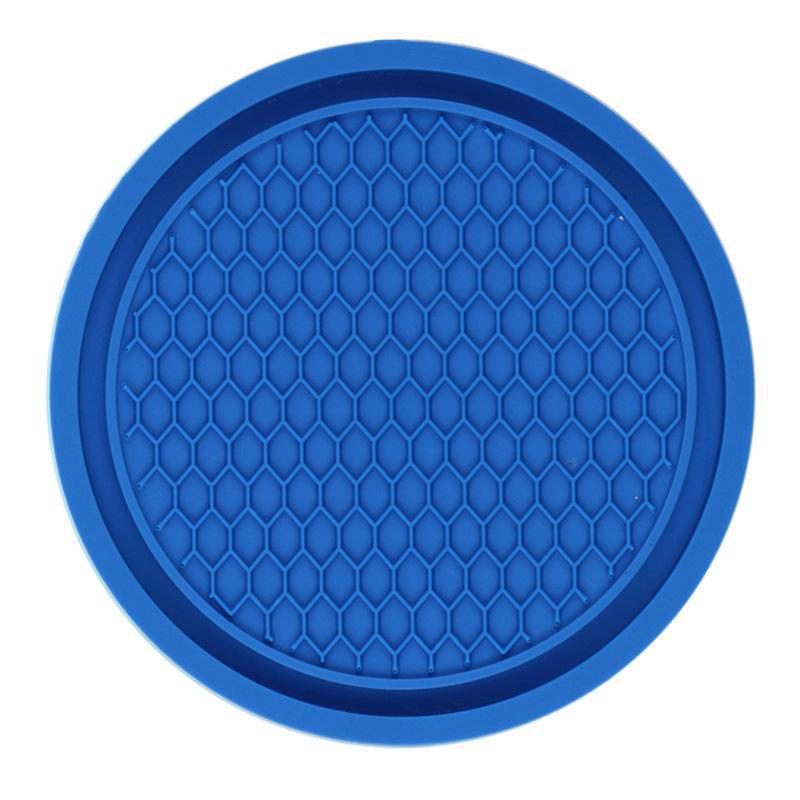 Креативная подставка под автомобиль в виде сот: Многофункциональное хранилище Cross-Border с противоскользящим ковриком из горного хрусталя