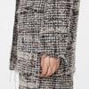 JNBY 2024 Winter Wool Blend Long Sleeve Jacket
