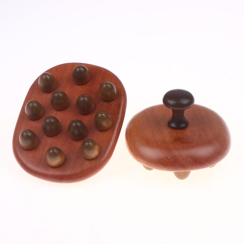 9/12 Бусин Сандаловое Дерево Меридианный Массаж Тела Антицеллюлитная Щетка Тела Гуаша Расческа Массажная Щетка Расслабление Домашнее Использование Антиусталость