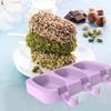 1Set Ice Cream Mold Cooking Tool Resistant Silicone Chocolate Mould DIY Ice Tray Ice Molds