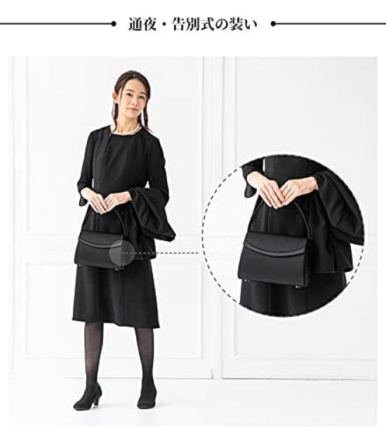 Tokyo Soir траурная одежда черный формальный моющийся открытый передний комплект 3603303 женский (нет. 15)