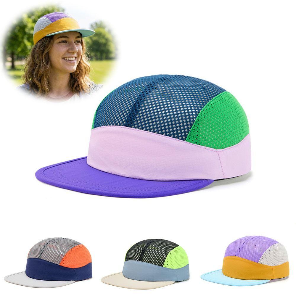 Breathable Peaked Caps Quick Drying Cycling Hats Simple Sun Hat Outdoor Camping Running