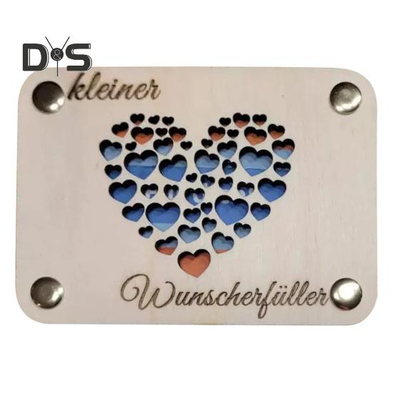 Держатель для денег на день рождения, деревянный держатель для денег, держатель для денег в виде конверта, упаковочный держатель для наличных или подарочной карты