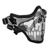 Airsoft Mask,Airsoft Half Lower Face Mask Steel Metal Mesh for BB Gun,CS Game,Paintball,Shooting,Cosplay