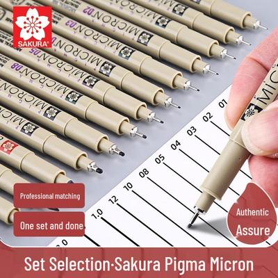 SAKURA Японская водостойкая ручка-линер для аниме и контурного искусства