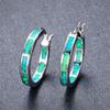 Alloy Multicolor Healthy Stimulation Acupoint Slimming Earring Weight Loss Hoop Gallstone Earrings