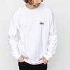 Stussy Базовая футболка с длинным рукавом Унисекс Топы Белый 1994143