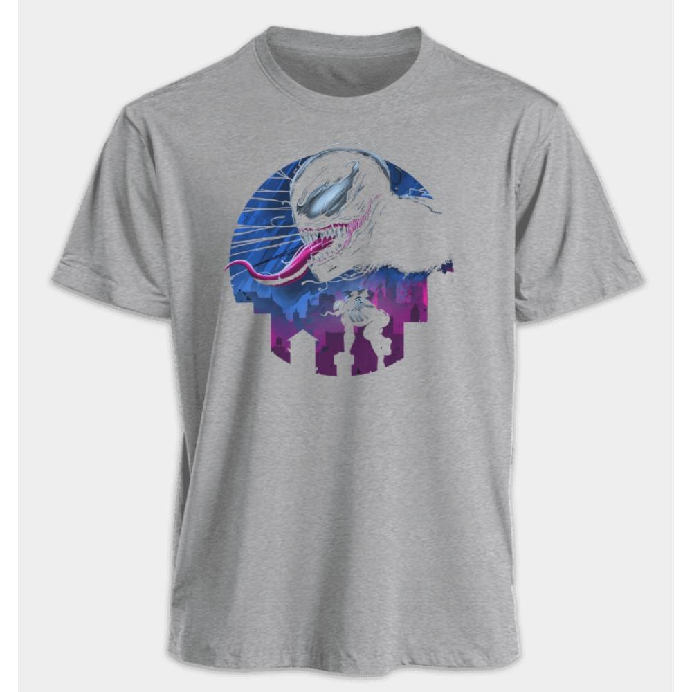 Men's and Women's T-shirts Venom Summer American Spring and Autumn Classic Casual Sports Punk Oversized Short-sleeved