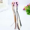 6pcs Girls Colorful Heart Wigs Ponytail Hair Ornament Princess Hair Claw Clips Twist Braid Headwear Kids Girls Hair Accessories