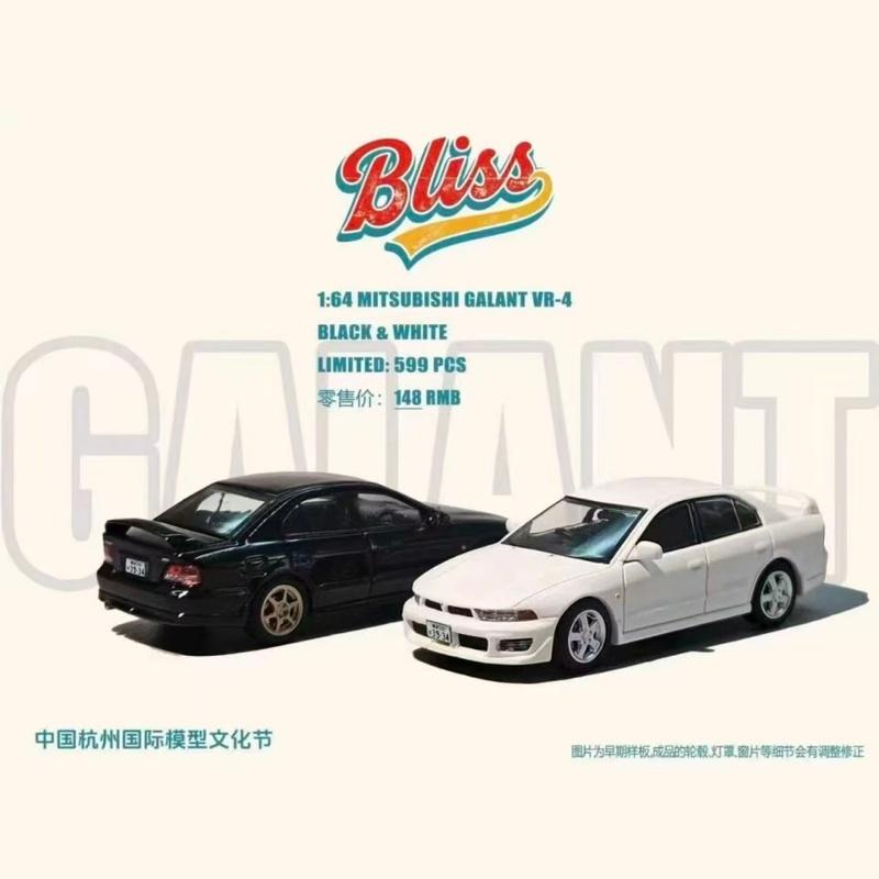 Блаженство 1:64 Mitsubishi Galant VR-4 2025 HEC Expo Limited Полный Привод JDM Седан Сплав Литье под Давлением Модель Коллекционная Игрушка В наличии