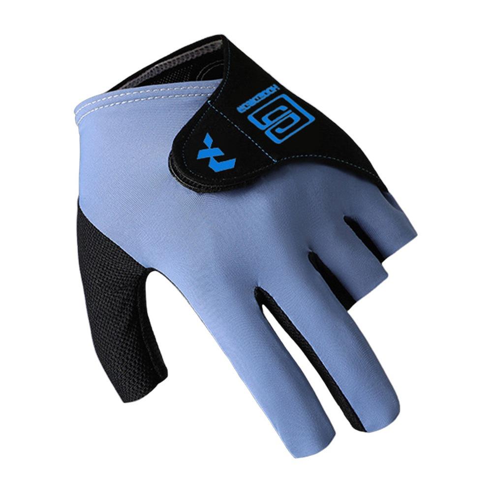 Бильярдная перчатка для левой руки, нескользящая, для тренировок по бильярду, перчатка с полупальцами, фитнес-аксессуары