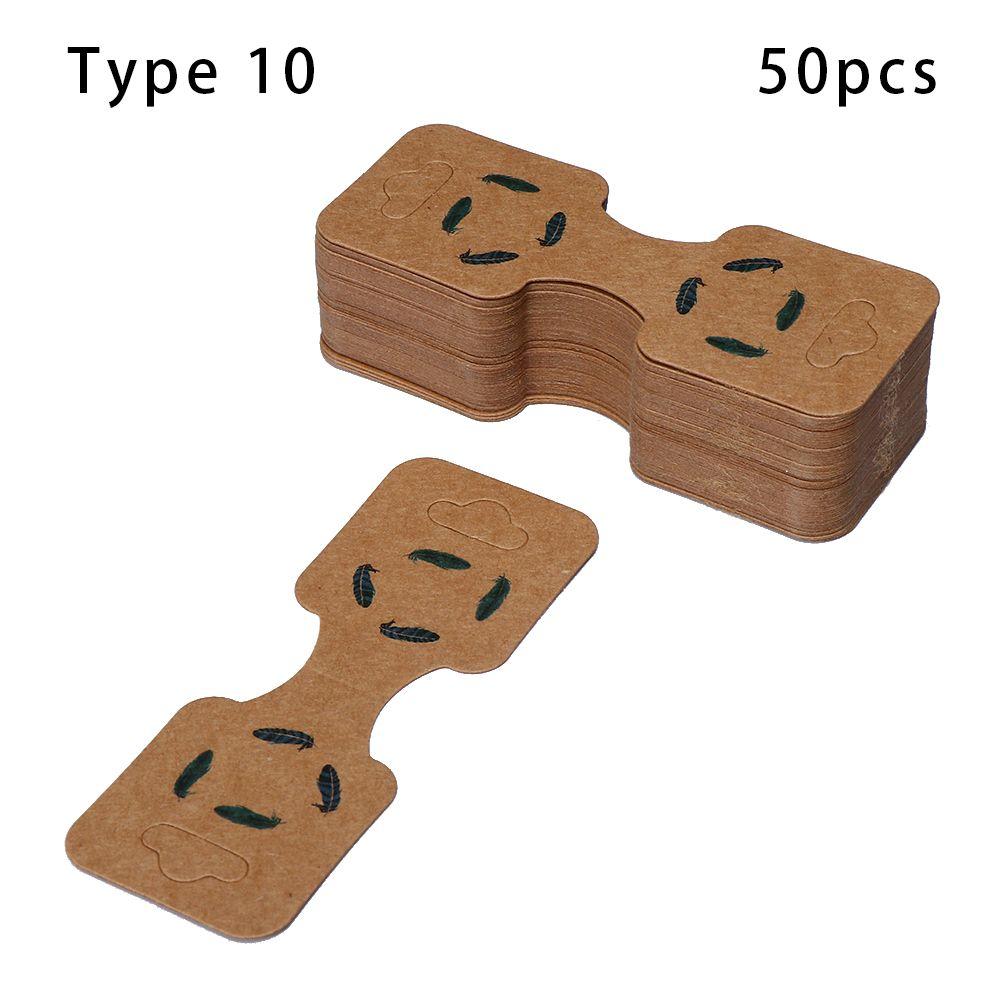 Necklace Bracelets Jewellery Packing Card DIY Package Hanging Blank Tag Display Holder Cardboard