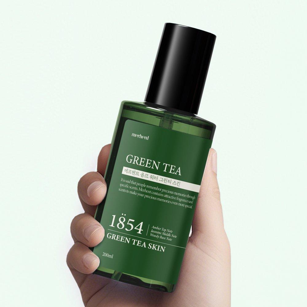 MERHENT Homme Green Tea Skin 200 мл x 1 мужской мужской большой емкости увлажняющий успокаивающий увлажняющий