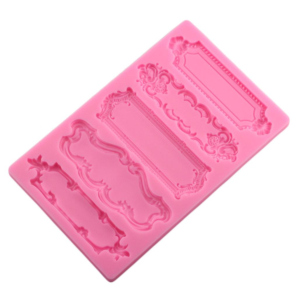 Silicone Molds DIY Cake Baking Cake Border 3D Cupcake Fondant Decorating Tools Candy Chocolate Mould