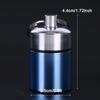 Mini Portable Aluminum Case Carry Bottle Earplugs Box Keychain Container
