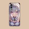 Чехол для мобильного телефона ReZero Emilia Waifu для VIVO V60 V50 V40 V30 V29 V27 V25 V23 Pro Lite 5G Цветной Печатный Чехол Красивый Роскошный