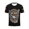 Новая футболка Harley Davidson Хлопок Печать Мода Короткий рукав Вентиляция Бодибилдинг Топы Harley