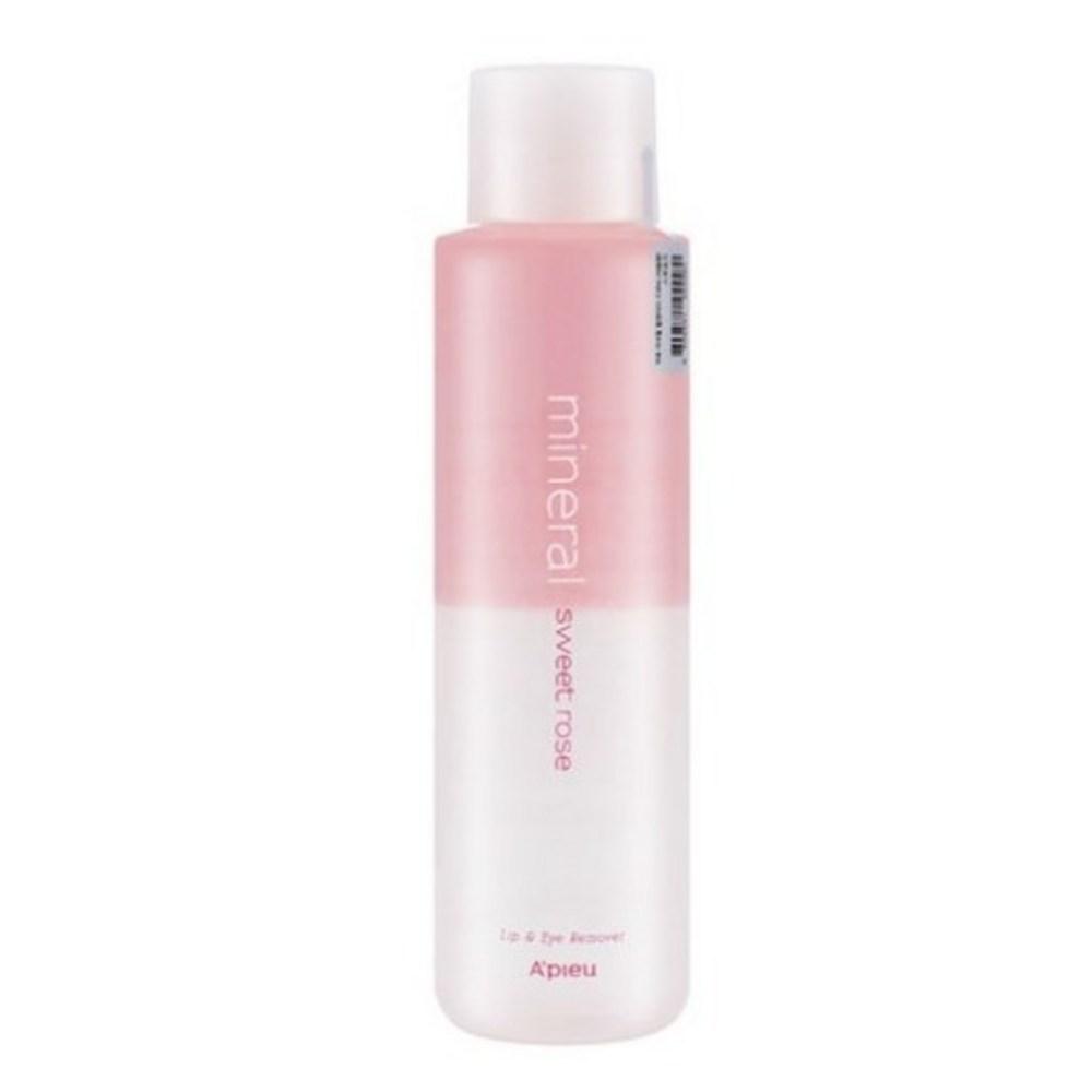 APIEU Mineral Lip & Eye Remover Большая емкость (Сладкая роза), 250мл, 8 шт.