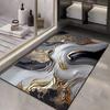 Light Luxury Marble Diatom Mud Mat Bathroom Toilet Toilet Into The Door Absorbent Non-slip Quick Dry Mat