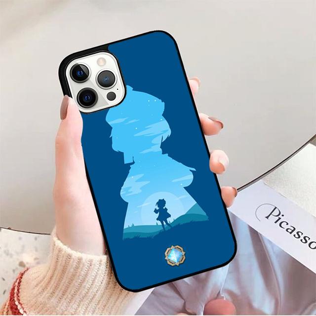 Чехол для телефона Genshin Impact Qiqi для iPhone 17 Air 16 15 14 13 12 Pro Max Plus Max Чехол-оболочка coque