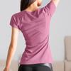 Women's Quick-Dry Plus Size Short-Sleeve Mesh T-Shirt for Yoga, Fitness, Running, and Training - Summer Sportswear