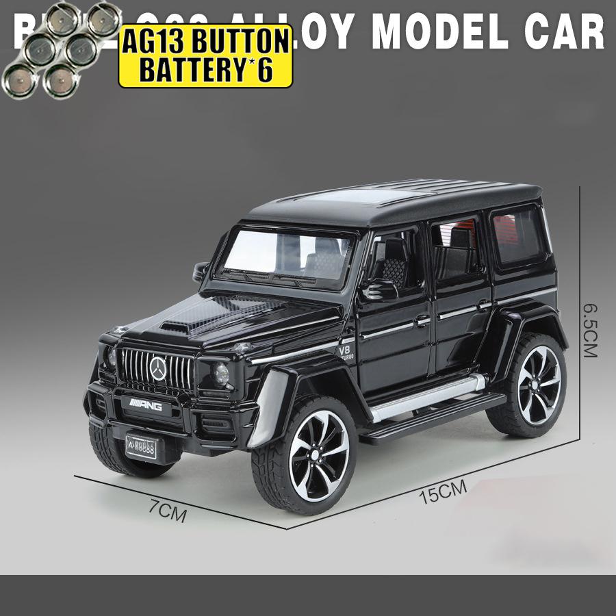 1:32 Модель Спортивного Внедорожника Mercedes Benz G63 Amg для Внедорожья Металлическая Литая Модель Гонночного Автомобиля на Трассе Модель Транспортного Средства Симуляция Праздник