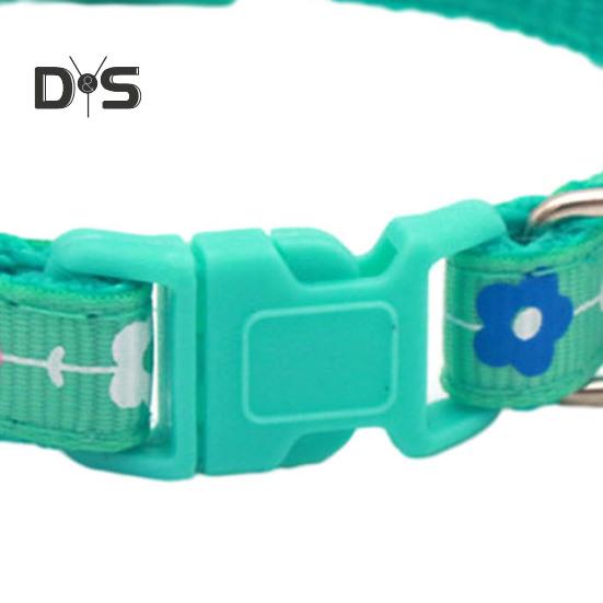 2 шт. ошейник для домашних животных с колокольчиком, цветочный дизайн, ошейник для кошек с пряжкой, регулируемый ошейник для щенков, маленьких мальчиков, девочек, котят, собак, маленьких животных