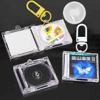 Памятный альбом с периферией NFC, пустой мини-кейс для CD, брелоки-подвески для DIY, подвесное украшение для рюкзака