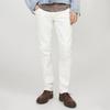 Men's Slim-fit, Low-rise, White, Cotton Lily Jeans