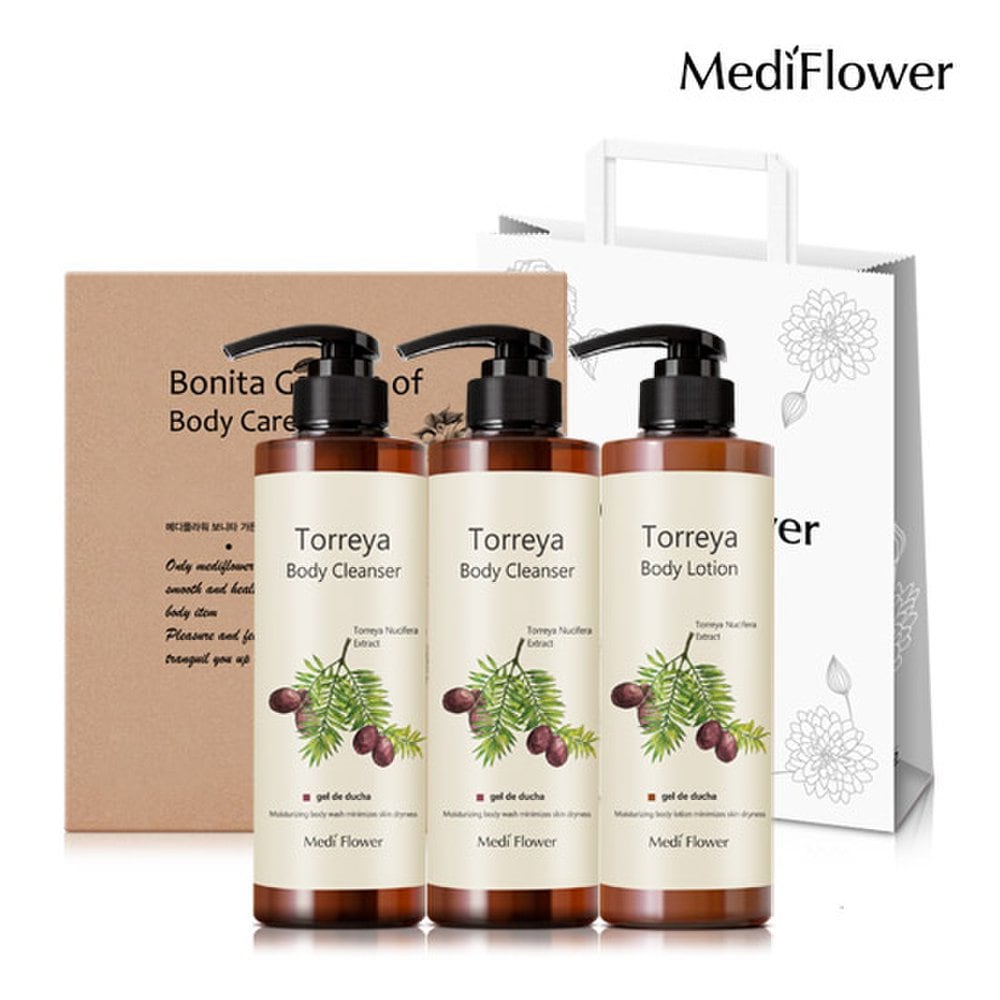 Medi Flower Подарочный набор из 3 средств для ухода за телом Bonita Garden 500 мл