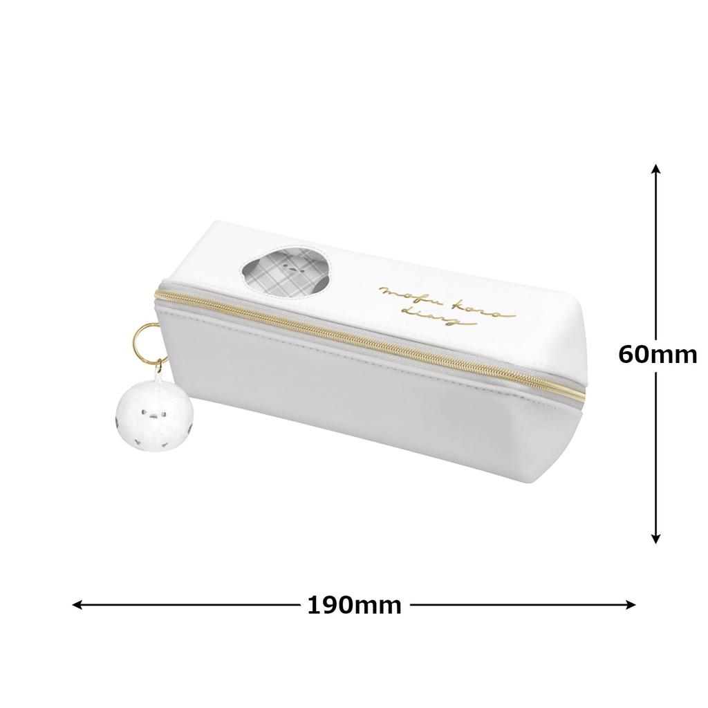 Kamio Japan Pen Case, Turn-Open Pen Case, Fluffy Long-tailed Tit, 226179