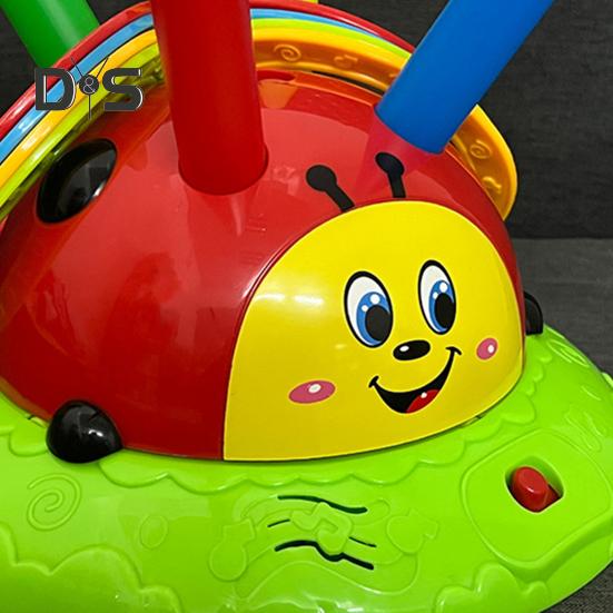 Игрушка «Прыгай и бросай» 2 в 1 Музыкальная игрушка-прыгун Игры в помещении и на улице Игрушка-кольцо для детей в возрасте от 4 до 6 лет Развитие моторики