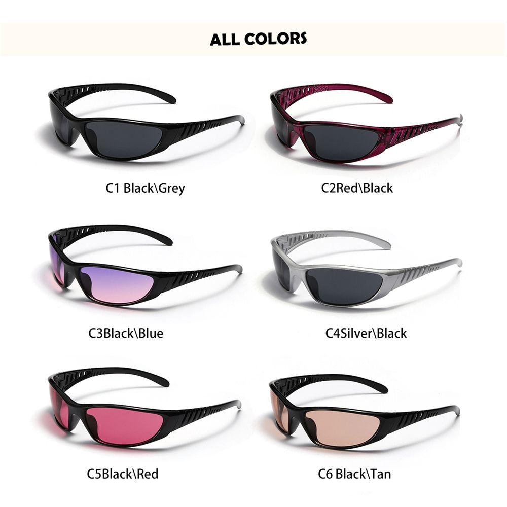Punk UV400 Goggles Sun Glasses Aesthetic Y2K Sunglasses Sports Sunglasses Cycling