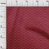 Cotton Flex Carmine Red Fabric Small Motif Bandhani Sewing Fabric By The Yard Printed Diy Clothing Sewing Supplies 40 Inch