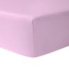 Pale Pink Fitted Sheet 180 X 200 Cm 100% Cotton + Waterproof Mattress Protector 180 X 200 Cm - HOMEROKK