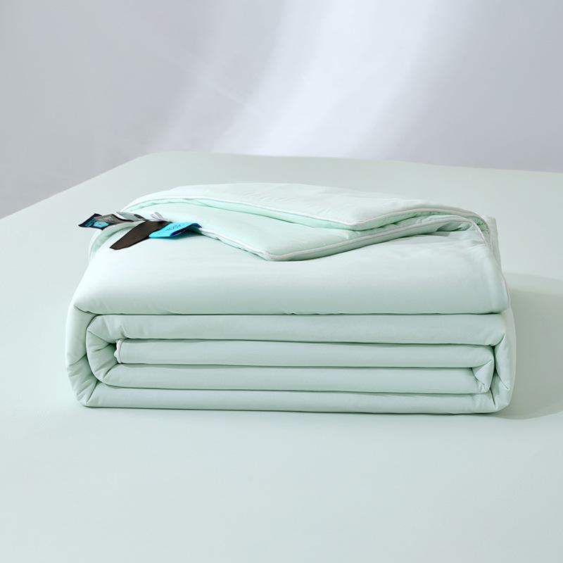 Class A Jin An Summer Cool Snow Lotus Quilt - Temperature Controlled, Machine Washable, Skin-Friendly, Silk Double Thin Cooling Quilt