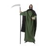 Halloween Horror Yard Decoration Scythe Standing Decoration, Scary Sounds And Glowing Eyes Outdoor Bar Haunted House Party Props