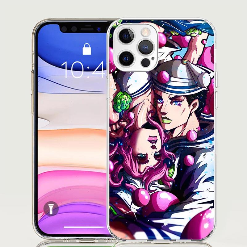 Чехол для телефона JoJo's Bizarre Adventure Горячий аниме-чехол для iPhone 17 Air 16 15 Plus 11 14 Pro Max 13 Mini 12 7 8 + SE Узор Арт Кастоми