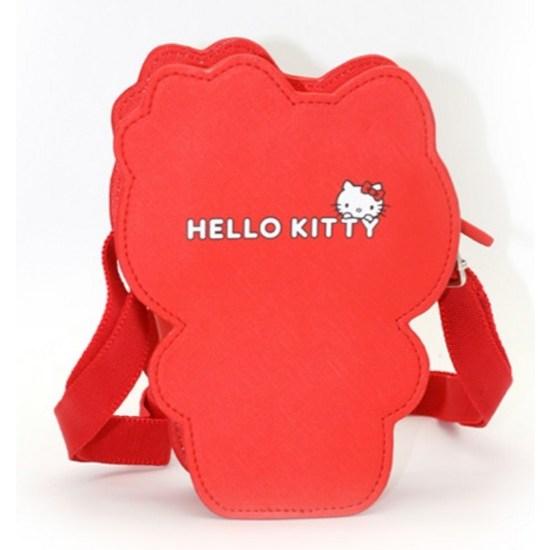Hello Kitty Children's Cutie 3D Standing Multipurpose Cross Bag KTM-XB01R, a Popular Character In Korea