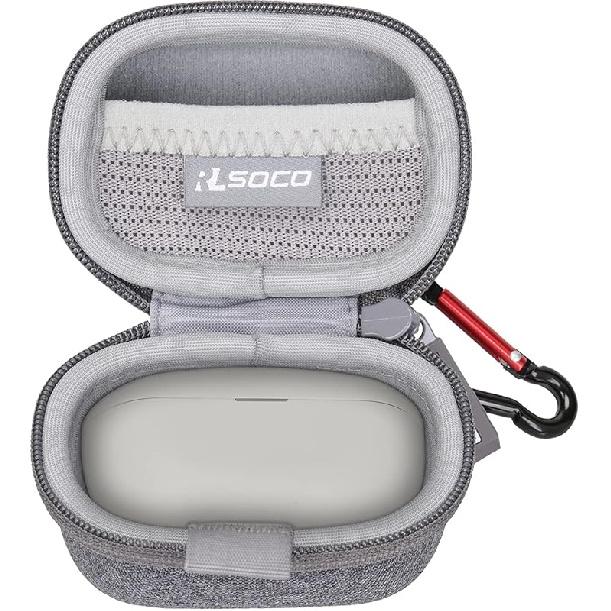Жесткий кейс RLSOCO для Sony WF-1000XM5 Лучшие полностью беспроводные наушники с шумоподавлением (черный)