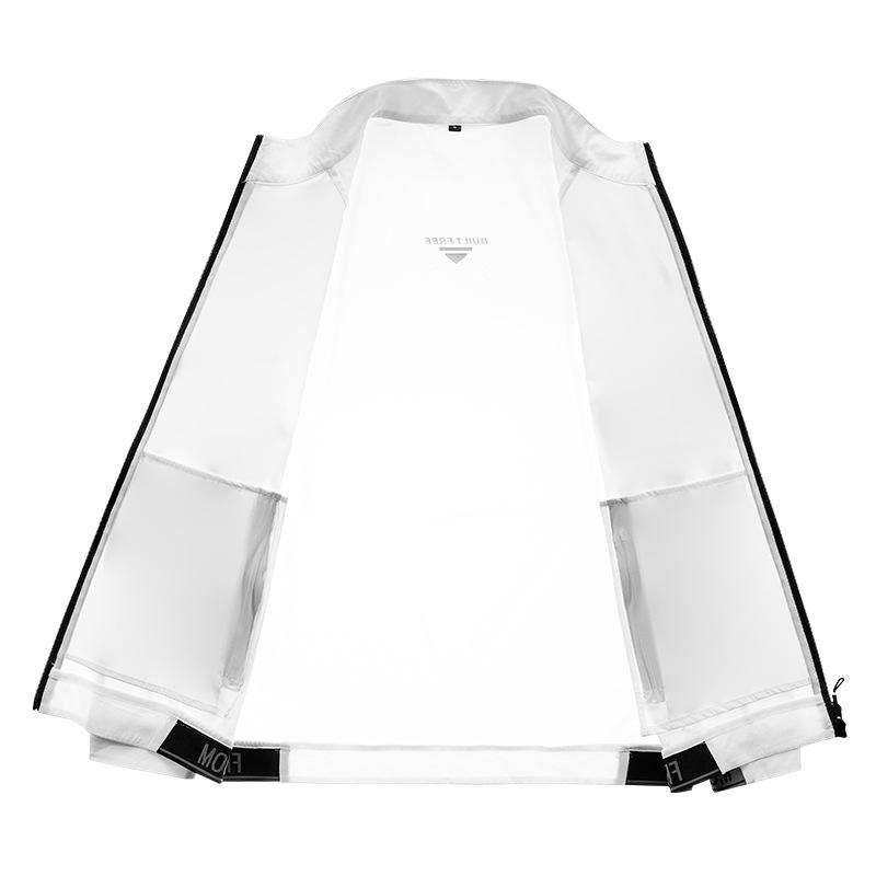 Солнцезащитная одежда Мужская летняя ультратонкая корейская спортивная куртка из ледяного шелка