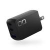 CIO NovaPort 65W 2C1A Rapid Charger PD with the Smallest CIO Proprietary Technology NovaIntelligence 3 Ports X 2 AC Adapter Outlet Lightweight Laptop