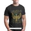 Horus Falcon Print Cotton Fashion T Shirts Egyptian Mythology Ancient Egypt Gods Atum Osiris Men Streetwear