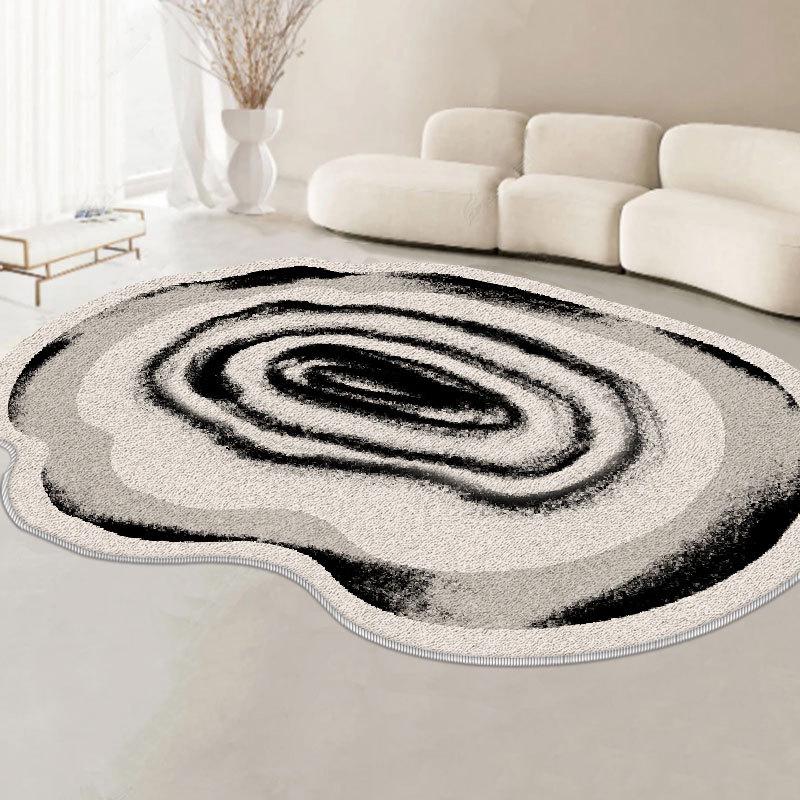 Large Area Dirt-Resistant French Imitation Cashmere Carpet for Living Room & Bedroom