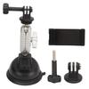 Action Camera Suction Cup Car Mount 14 In Thread Dual Ball Head Sport Camera Suction Mount Bracket