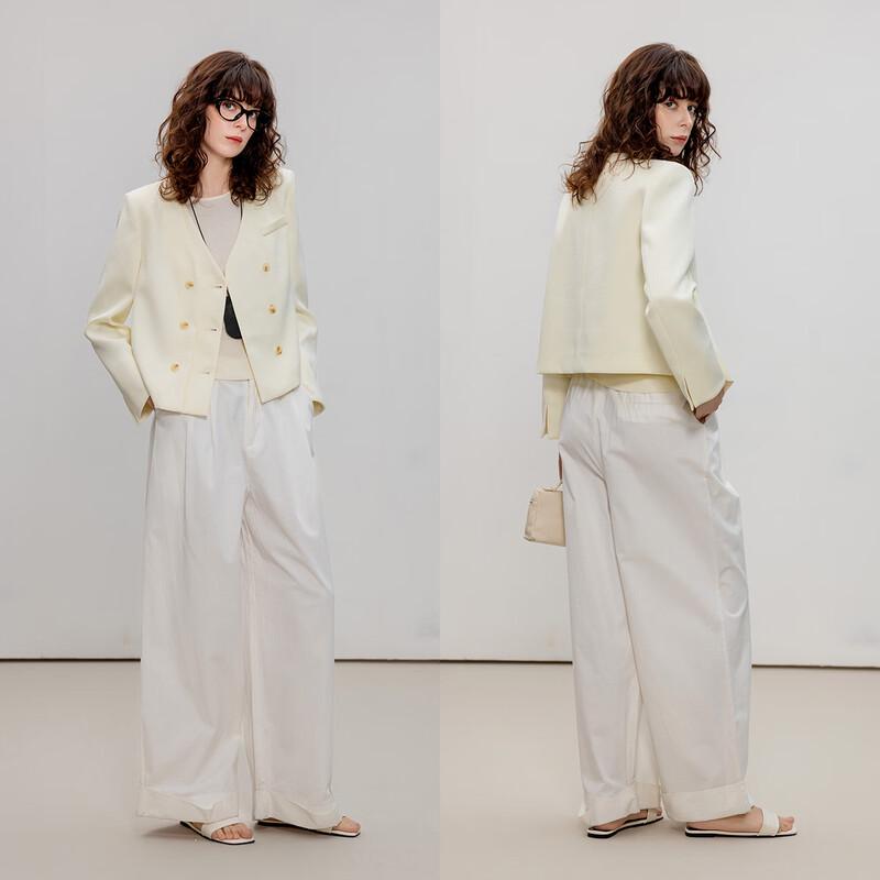 Короткий двубортный тренч Demana Madeleine Chic
