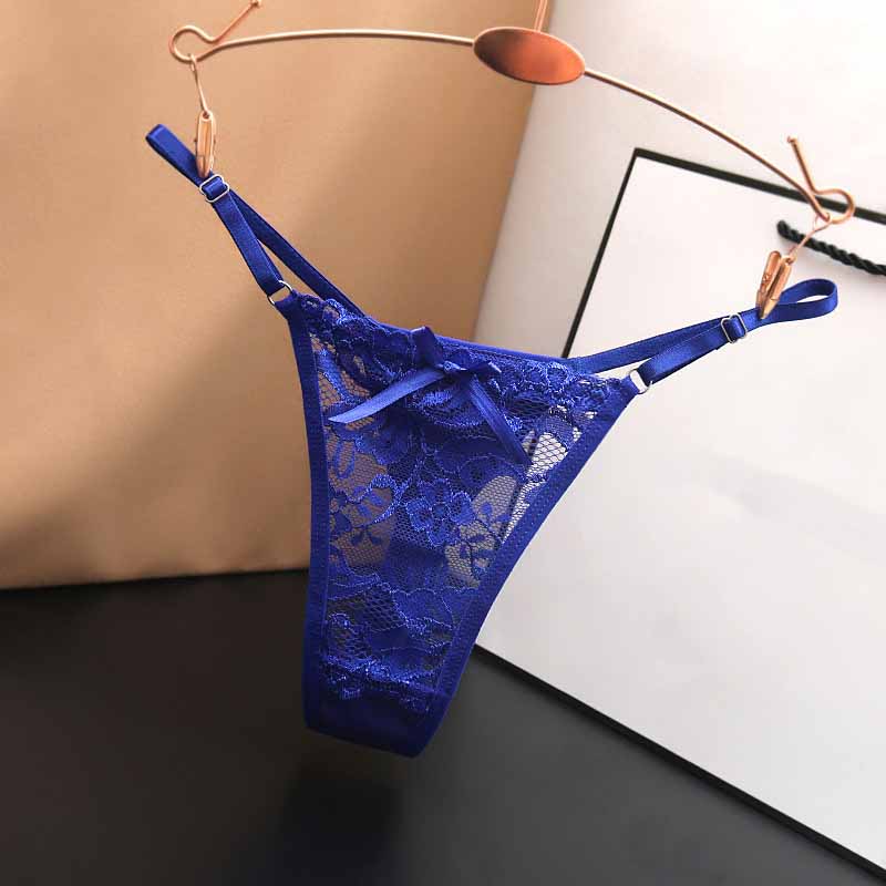 Adjustable Lace Thongs Panties Women's Sexy Lace Underwear Ultra-thin Seamless Thong Underpants Lingerie