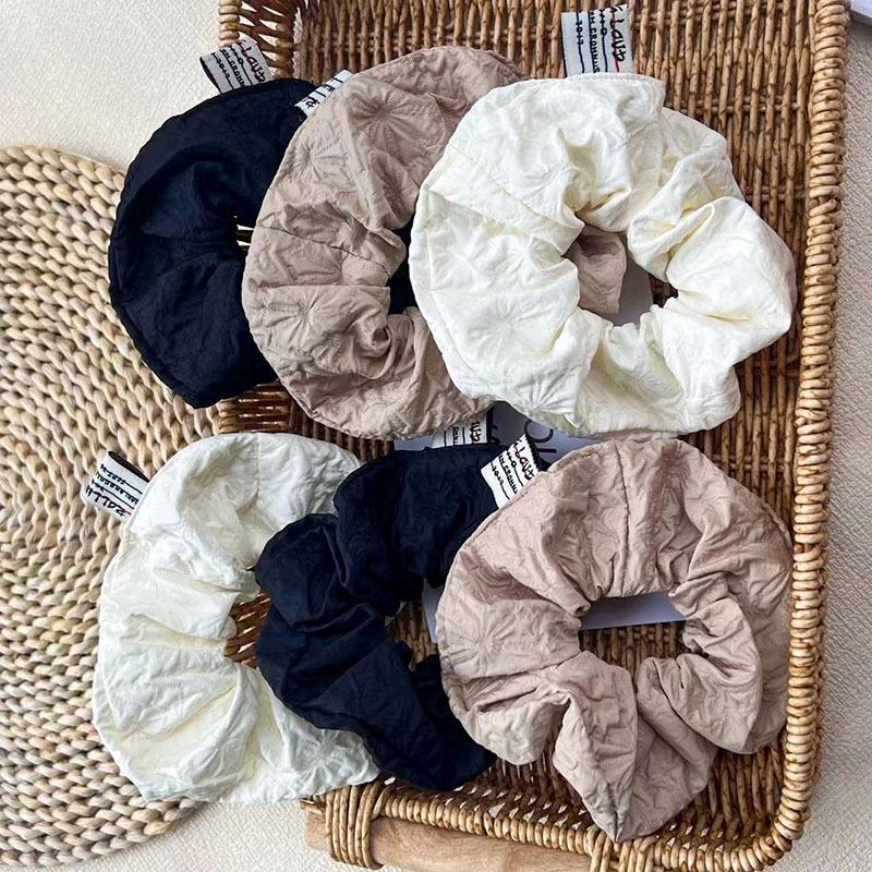 Стильный и удобный корейский тканевый пучок для волос, модный аксессуар для волос большого размера, простой инструмент для создания прически