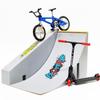 Finger Skate Park: Alloy Scooter, Skateboard & Mini Bike Set